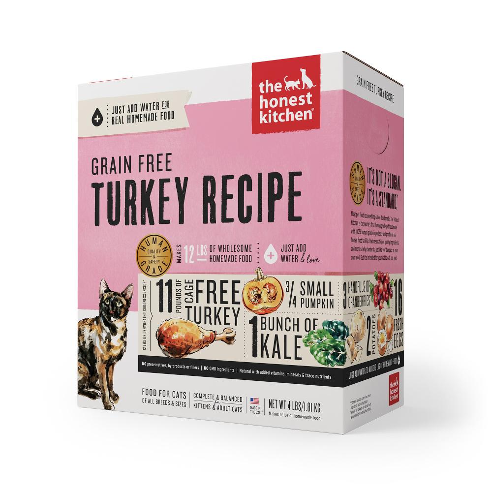 The Honest Kitchen Grain Free Turkey Recipe Dehydrated Cat Food