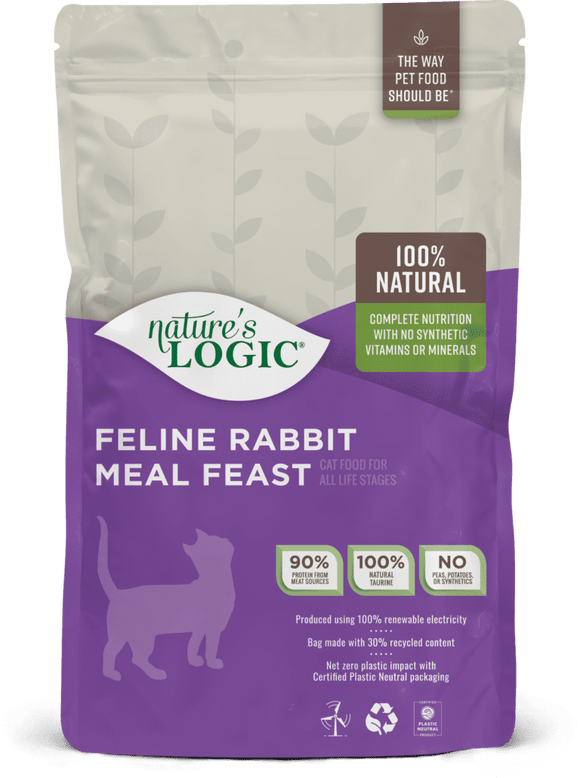 Nature’s Logic Feline Rabbit Meal Feast Dry Cat Food (3.3 LB)