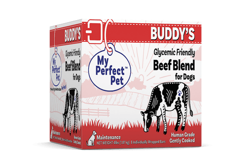 My Perfect Pet Buddy’s Glycemic Friendly Beef Blend