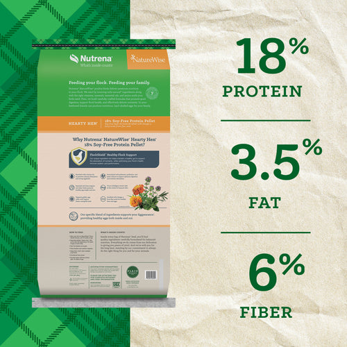 Nutrena® NatureWise® Hearty Hen® 18% Soy-Free Protein Pellet