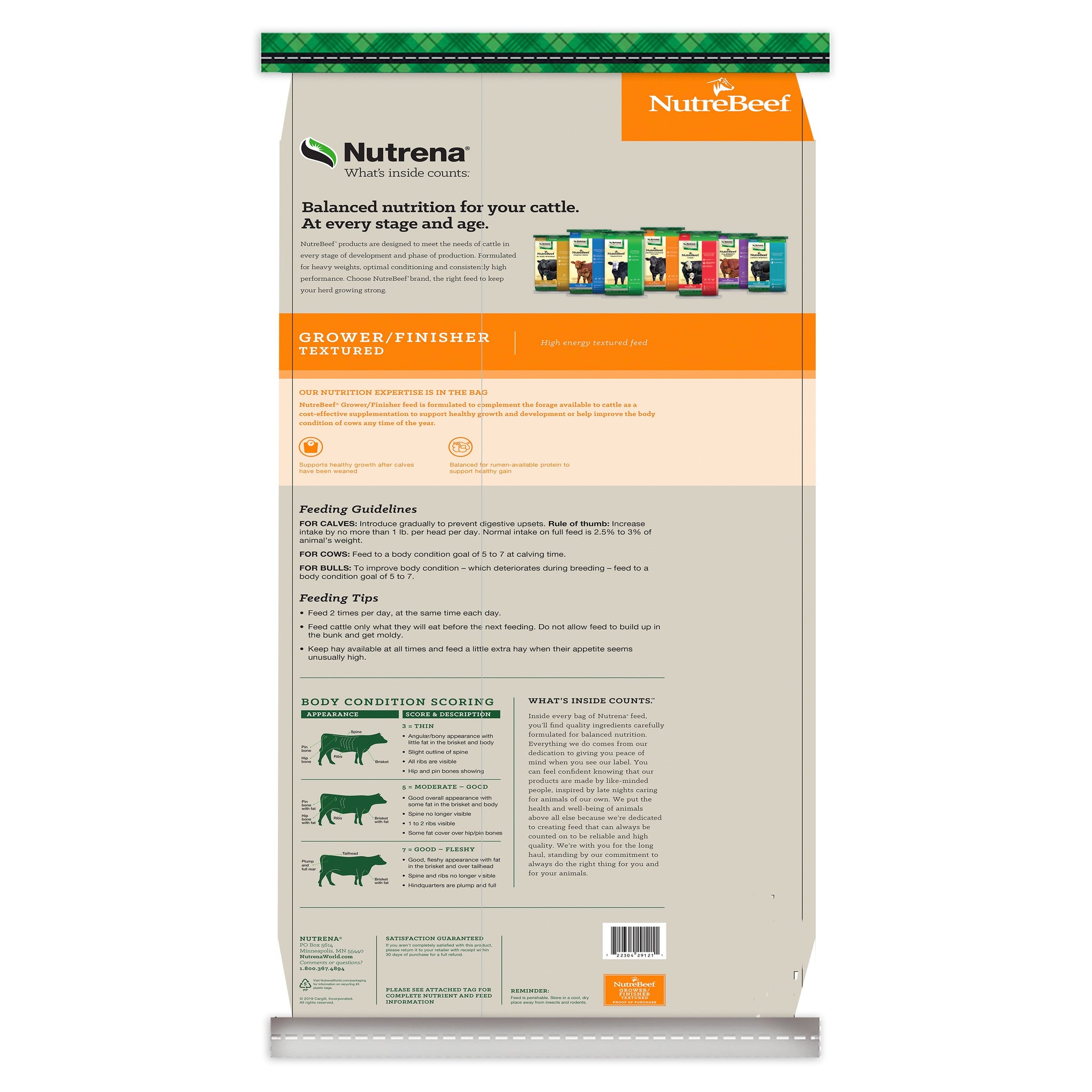 Cargill Nutrena NutreBeef base de pellet para criadores
