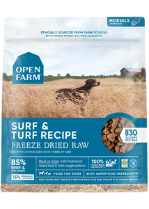 Open Farm Surf & Turf Freeze Dried Raw Dog Food