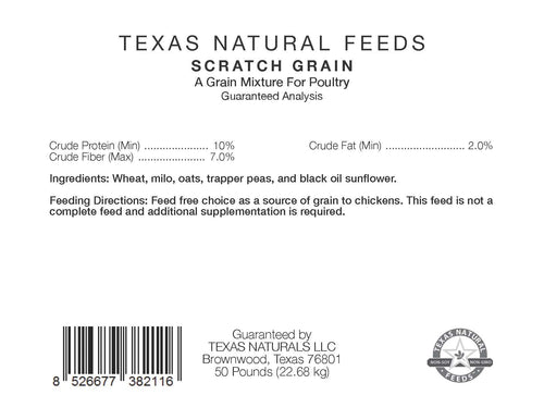 Texas Natural Feeds Scratch Grain
