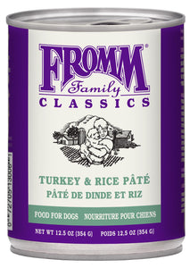 Fromm Classic Turkey & Rice Pâté Dog Food